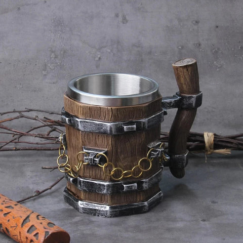 Viking Drinking Beer Mug Beer Glasses Viking Warriors