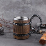 Viking Drinking Beer Mug Beer Glasses Viking Warriors