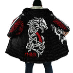 Viking Fleece Hooded Coat coat Viking Warriors