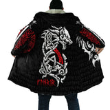 Viking Fleece Hooded Coat coat Viking Warriors