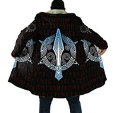 Viking Fleece Hooded Coat coat Viking Warriors