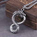 Viking Jörmungandr Serpent Necklace Necklaces Viking Warriors
