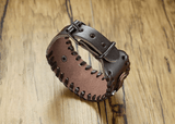 Viking Leather Wristband Wristbands Viking Warriors