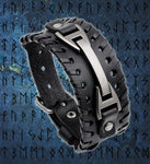 Viking Leather Wristband Wristbands Viking Warriors