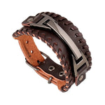 Viking Leather Wristband Wristbands Viking Warriors