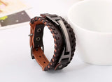 Viking Leather Wristband Wristbands Viking Warriors