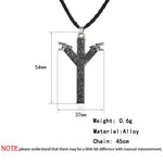 Viking Rune Algiz Pendant Necklace Charms & Pendants Viking Warriors