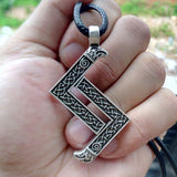 Viking Rune Jera Pendant Necklace Necklaces Viking Warriors