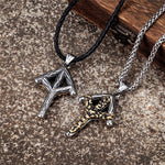 Viking Runes Algiz Necklace Necklaces Viking Warriors