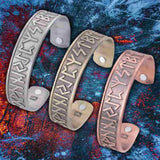 Viking Runes Cuff Bracelet Bracelets Viking Warriors