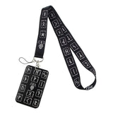 Viking Runes Keychain Lanyard Badge ID Lanyards Viking Warriors