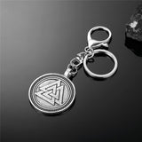 Viking Runes Valknut Keychain viking accessories Viking Warriors