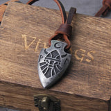 Viking Spear Leather Necklace necklace Viking Warriors