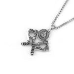 Viking Symbol Double Axe Necklace Necklaces Viking Warriors