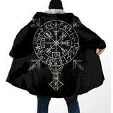 Viking Symbols Hooded Coats coat Viking Warriors