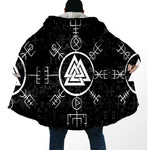 Viking Symbols Hooded Coats coat Viking Warriors