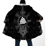 Viking Symbols Hooded Coats coat Viking Warriors