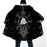 Viking Symbols Hooded Coats coat Viking Warriors