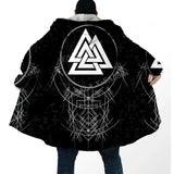 Viking Symbols Hooded Coats coat Viking Warriors