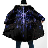 Viking Symbols Hooded Coats coat Viking Warriors