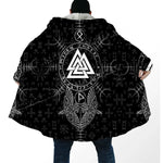 Viking Symbols Hooded Coats coat Viking Warriors