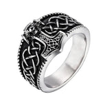 Viking Thor's Hammer Ring Rings Viking Warriors
