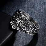Viking Thor's Hammer Ring Rings Viking Warriors