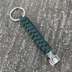 Viking Valknut Rune Paracord Keychain Keychains Viking Warriors