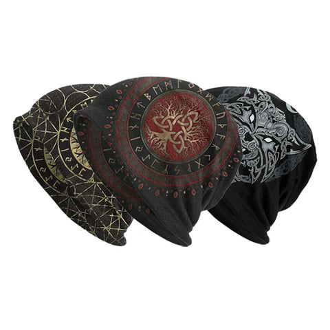 Viking Wolf Beanie Hat beanie hat Viking Warriors