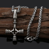 Viking Wolf Cross Pendant Necklaces Viking Warriors