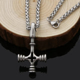 Viking Wolf Cross Pendant Necklaces Viking Warriors