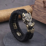 Viking Wolf handmade Bead Bracelet Bracelets Viking Warriors