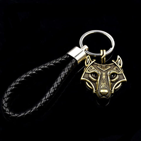 Viking Wolf Keychain Keychains Viking Warriors