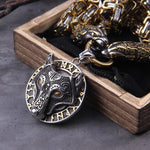 Viking Wolf Runes King's chain Necklace Necklaces Viking Warriors