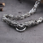 Viking Wolf Runes King's chain Necklace Necklaces Viking Warriors