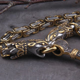 Viking Wolf Runes King's chain Necklace Necklaces Viking Warriors