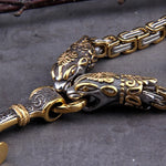 Viking Wolf Runes King's chain Necklace Necklaces Viking Warriors
