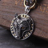 Viking Wolf Runes King's chain Necklace Necklaces Viking Warriors
