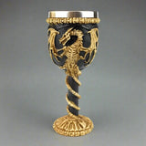 Viking Wolf Skull Knight Warrior Dragon Goblet goblets Viking Warriors