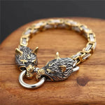 Viking Wolves King's Chain Bracelet Bracelets Viking Warriors