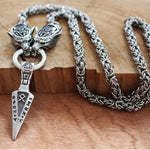 Viking Wolves Spear Necklace Necklaces Viking Warriors