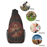 Vikings Crossbody Bag – Norse Runic Shoulder Bag cross body bag Viking Warriors