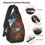 Vikings Crossbody Bag – Norse Runic Shoulder Bag cross body bag Viking Warriors