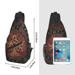 Vikings Crossbody Bag – Norse Runic Shoulder Bag cross body bag Viking Warriors