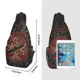 Vikings Crossbody Bag – Norse Runic Shoulder Bag cross body bag Viking Warriors