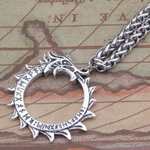Vikings Jörmungandr Pendant Necklace Necklaces Viking Warriors
