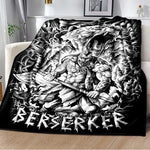Vikings Norse Mythology Odin Valhalla Symbols - Soft Plush Blankets blanket Viking Warriors