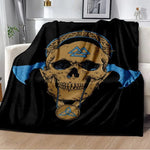 Vikings Norse Mythology Odin Valhalla Symbols - Soft Plush Blankets blanket Viking Warriors