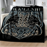 Vikings Norse Mythology Odin Valhalla Symbols - Soft Plush Blankets blanket Viking Warriors