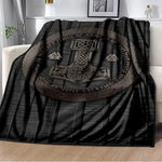 Vikings Norse Mythology Odin Valhalla Symbols - Soft Plush Blankets blanket Viking Warriors